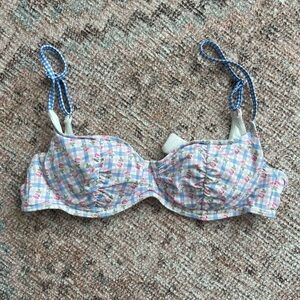 Frankie’s bikinis Dean Underwire Balconette Bikini Top (rose picnic)